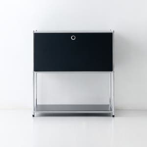 모듈가구 심플리 수납장 BC264 77x40x82, 2단, 블랙 7943.1699