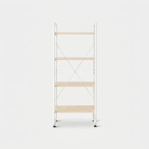 OLLSON 선반 400 4단 400mmx325mm980mm, 4단, 화이트 2681.8990