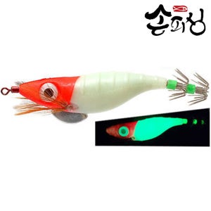 수평에기 문어에기 왕눈이에기 쭈꾸미 갑오징어 낚시 애기 채비 야광 레드헤드 고추장 Y2