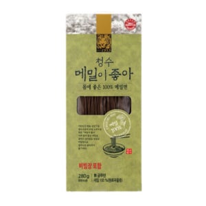 100% 메밀면 막국수 비빔국수 소바 청수국수 메밀이좋아 280g(2인분) 비빔장포함