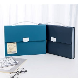 델리 린피니 도큐먼트 파일백 12분류/아코디언 포켓 파일 가방 서류정리