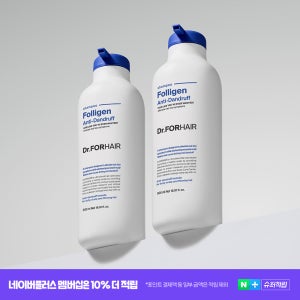 닥터포헤어 가려움 완화 비듬&각질케어 폴리젠 비듬 개선 샴푸 500mlX2