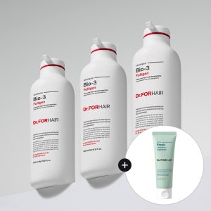 닥터포헤어 모발빠짐감소 뿌리볼륨개선 폴리젠 바이오3 샴푸 500mlX3 [+프레시샴푸70ml]