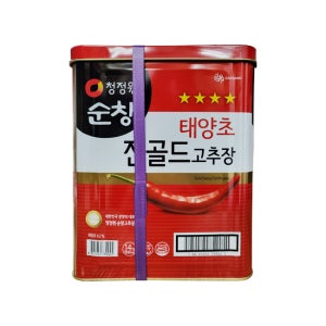 대상 청정원 순창 태양초 진골드 고추장 14kg 1통