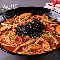 [샤브하루] 불 칼국수 밀키트 맛있게 매운 부산맛집 (2인분) 캠핑요리