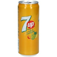 프랑스 7UP 세븐업 트로피칼 칵테일 레몬에이드 드링크 탄산 음료 소다 330ml 6캔