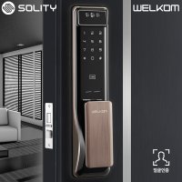 솔리티 WSP-2900A 얼굴인식도어락 안면인식 푸시풀 현관문 번호키 디지털 현관도어락