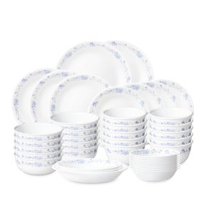 코렐 프렌치 블루 한국형 10인 40P 원형 찬기홈세트