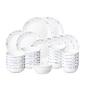 코렐 프렌치 블루 한국형 10인 34P 원형 홈세트 / 그릇 식기세트 예쁜접시 신혼부부 혼수 결혼 집들이 선물
