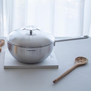 쉐프윈 316 통5중 스텐웍 볶음냄비 중화요리웍 IH 24cm