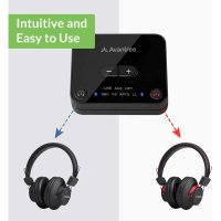 Avantree HT41899 Dual Wireless Headphones TV Watching 듀얼 블루투스 5.0 무선 헤드폰 TV시청용