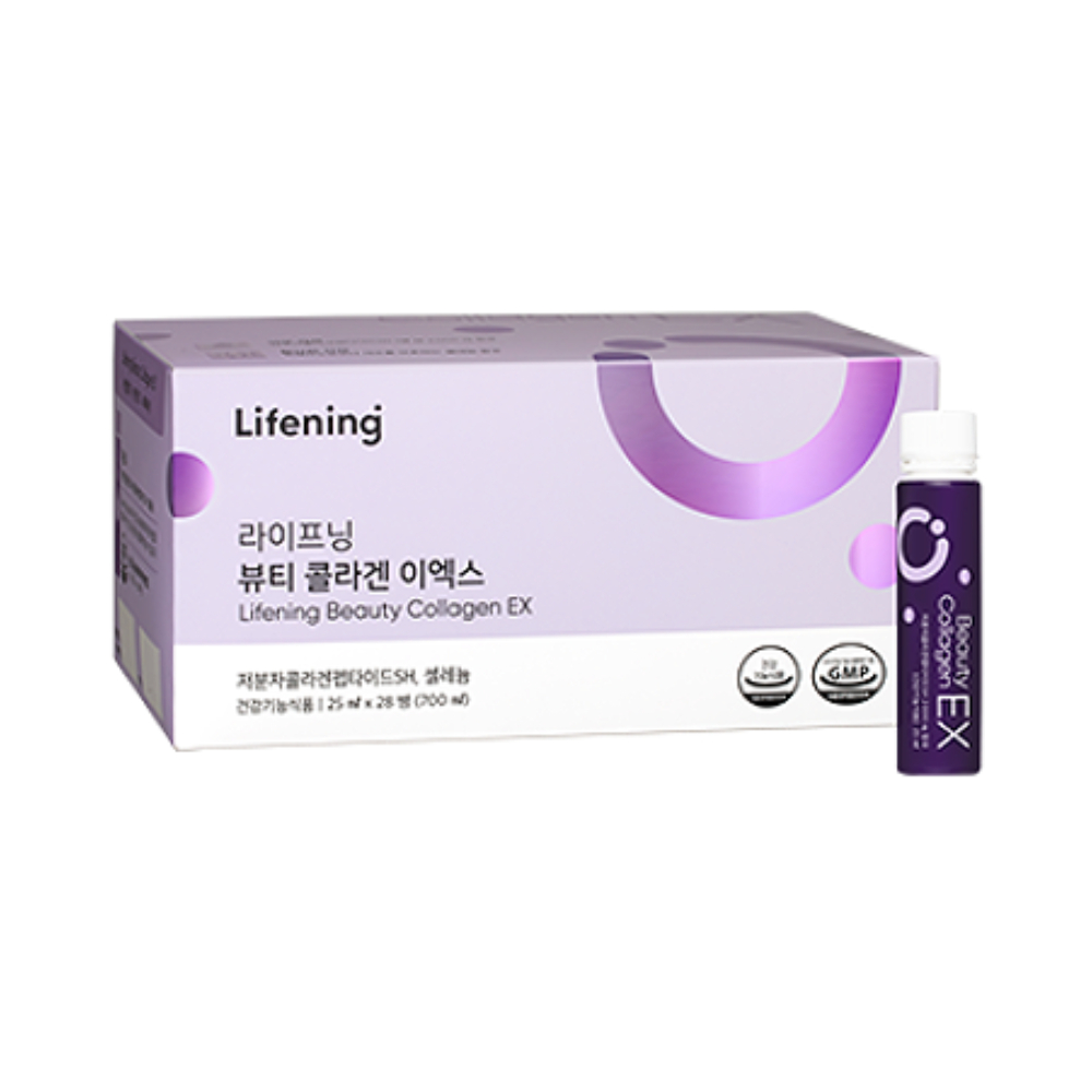 인셀덤 <b>라이프닝 뷰티 콜라겐</b> EX <b>앰플</b> 마시는 저분자콜라겐펩타이드 셀레늄 (28개입)