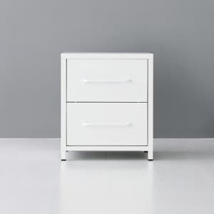 피도르 캐비넷 서랍장 2단 400460 400x300x460mm, 2단, 화이트 2310.6006