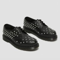 Dr.Martens 1461 STUD WANAMA LEATHER OXFORD SHOES BLACK WANAMA / 27041001