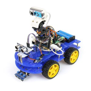 아두이노 우노 스마트 4WD 자동차 프로그래밍 주행로봇 RC카  키트 B [DT025-004]