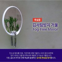 세화 욕실 김서림 방지거울 보조거울 면도기거치형 양면테이프 부착