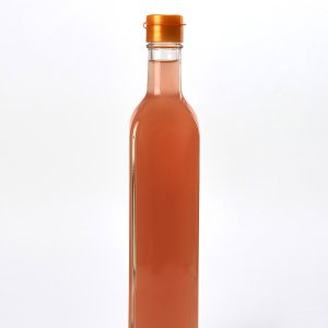 (24개) 원터치 사각 유리병 FN 500ml S 오일 소스 간장 참기름 기름병 담금주
