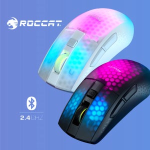 [국내 정품] 로켓 버스트 프로 에어 초경량 게이밍 무선 마우스 (블랙)