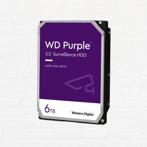 웨스턴디지턴 퍼플 6테라 6TB용 HDD 정품 무상AS 3년