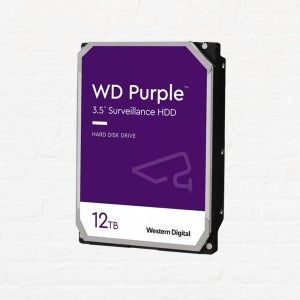 웨스턴디지턴 퍼플 12테라 12TB CCTV용 HDD 정품 무상AS 5년