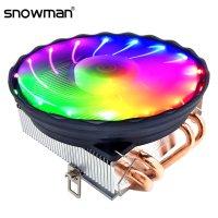 프리즘쿨러 무소음 쿨러 눈사람 4 히트 파이프 cpu 쿨러 rgb 120mm pwm 4