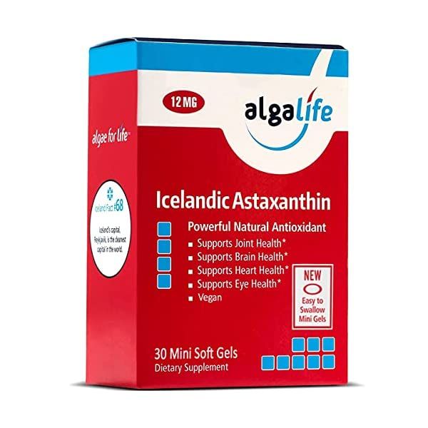 <b>Algalife</b> Pure Astaxanthin 아스타잔틴 12 mg 30 겔
