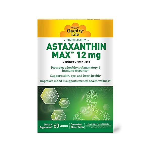 <b>Country Life 아스타잔틴</b> 이뮨 12mg 60캡슐