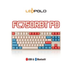 레오폴드 MX2A 750RBT PD 코랄 블루 [유/무선] 기계식 키보드