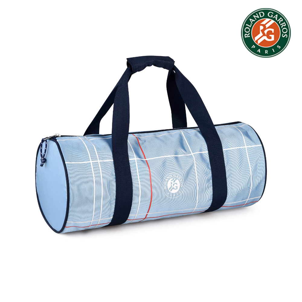롤랑 가로스 가방 테니스 더플백 Roland Garros 블루 체크