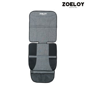조이로이 카시트 보호매트 논슬립 ISOFIX 설치가능 멜란지 그레이