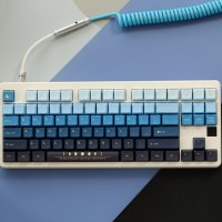 페블온 문라이즈 그라데이션 바다 XDA PBT 키캡 (130개)