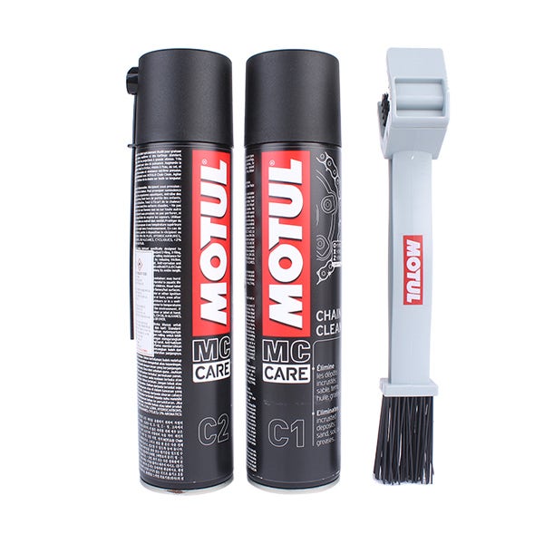 MOTUL 모튤 C1 C2 체인루브 체인클리너 케어세트