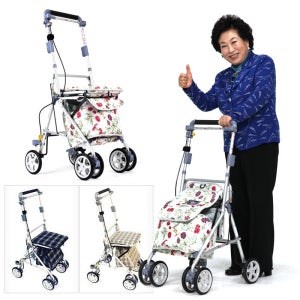전원주 삼주 고급형 실버카 보행 보조차 어르신 보행차 할머니 보행기국산