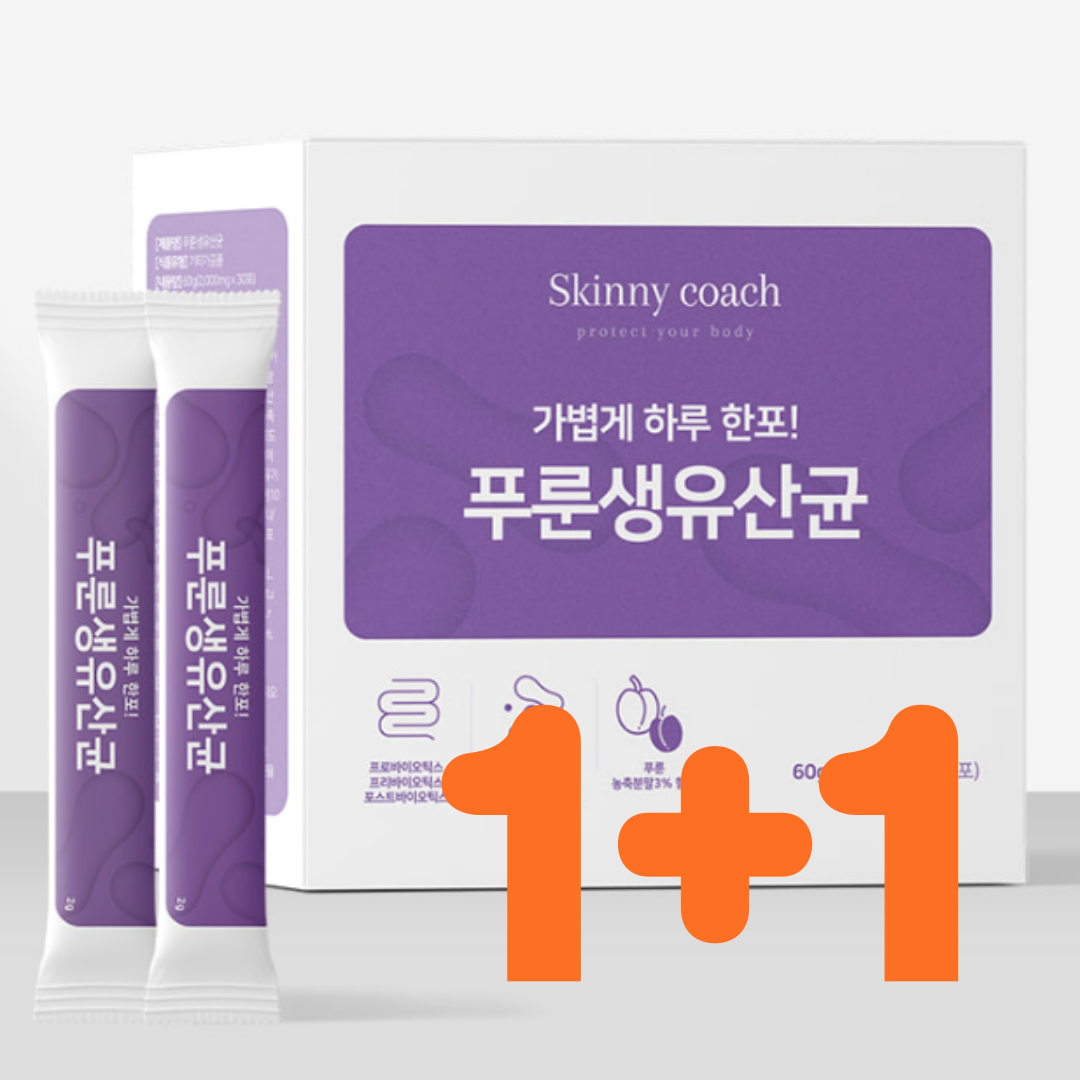 1+1 <b>장</b> 건강 유산균 프로바이오틱스 갱년기 면연력 남성 여성 공용