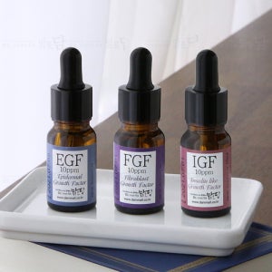 모델엄마 원액 EGF FGF IGF 10ppm(30ml) 앰플 세럼 원액 3종세트