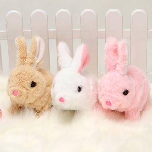 파피앙 움직이는토끼인형(건전지포함) 작동동물인형-완구/전파