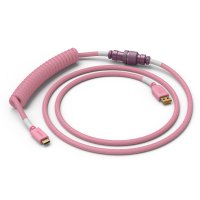 글로리어스 USB-C COILED 항공 케이블 핑크