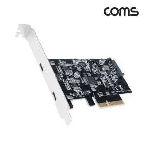 C타입 2포트 PCIE 익스프레스 USB3.1 카드 KS584