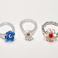 물방울 비즈 반지 Waterdrop beads ring