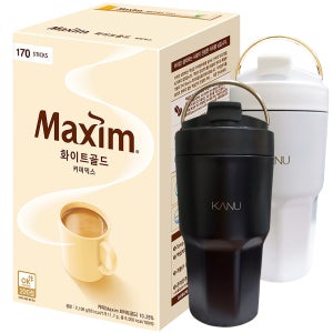 맥심 화이트골드 커피믹스 170T+올데이텀블러