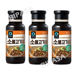 대상 청정원 소불고기양념 500g 1박스(15개)