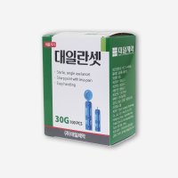 대일제약 대일 란셋 30G 100개 사혈침 혈당 당뇨 부항