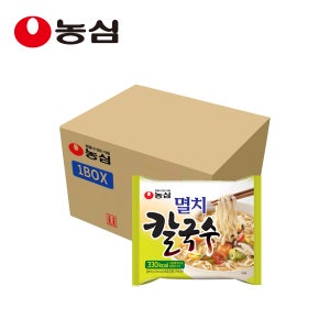 농심 멸치칼국수 98g x 40봉지 건면 멸칼