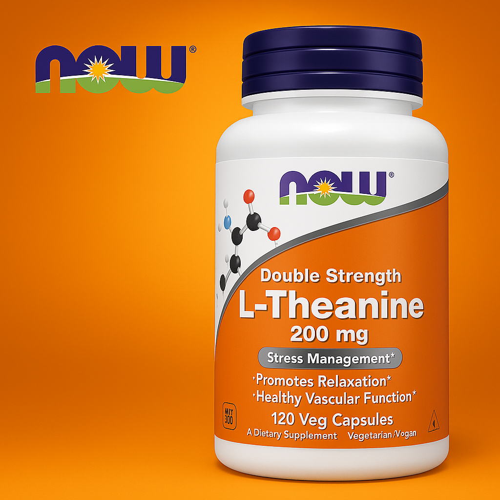 <b>나우푸드</b> L 엘 <b>테아닌</b> 더블스트렝스 200mg l-<b>theanine</b> 60캡슐