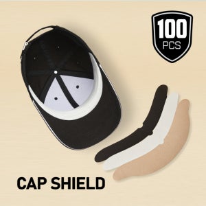 모자오염방지 캡쉴드 택 10팩 100pcs 여름 땀흡수 국산 패드 골프 필드 모자관리