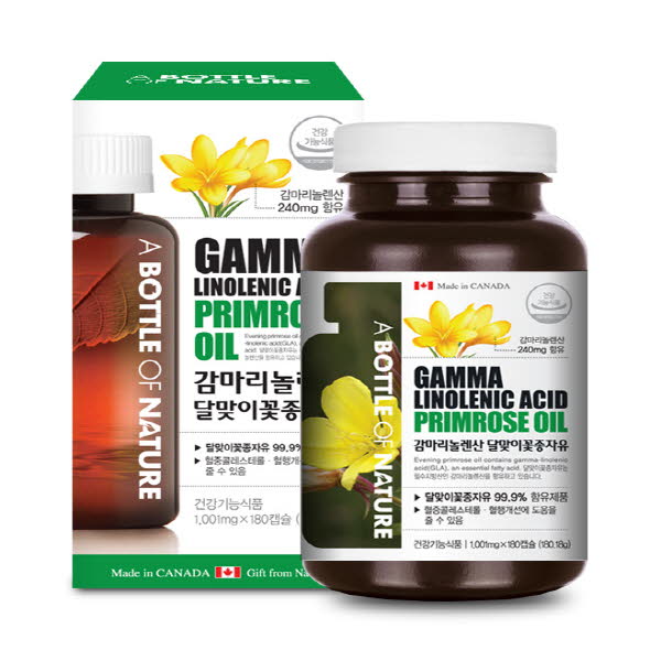캐나다 혈행개선 어바틀 <b>감마리놀렌산 달맞이꽃 종자유</b> 180캡슐 2개월분 여성 갱년기영양제