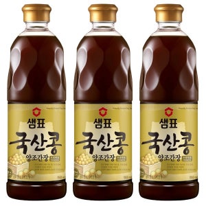 샘표 국산콩 간장（프리미엄）860ml x 3