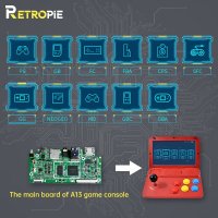 휴대용 게임기 Retropie for powkiddy a13 a12 아케이드 콘솔 메인