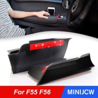 car interior door storage 배럴 핸들 armrest storage case for mini cooper s jcw f55 f56 해치백 car 액세서리