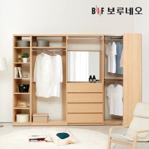 보루네오 리타 드레스룸 시스템장 2800 V세트